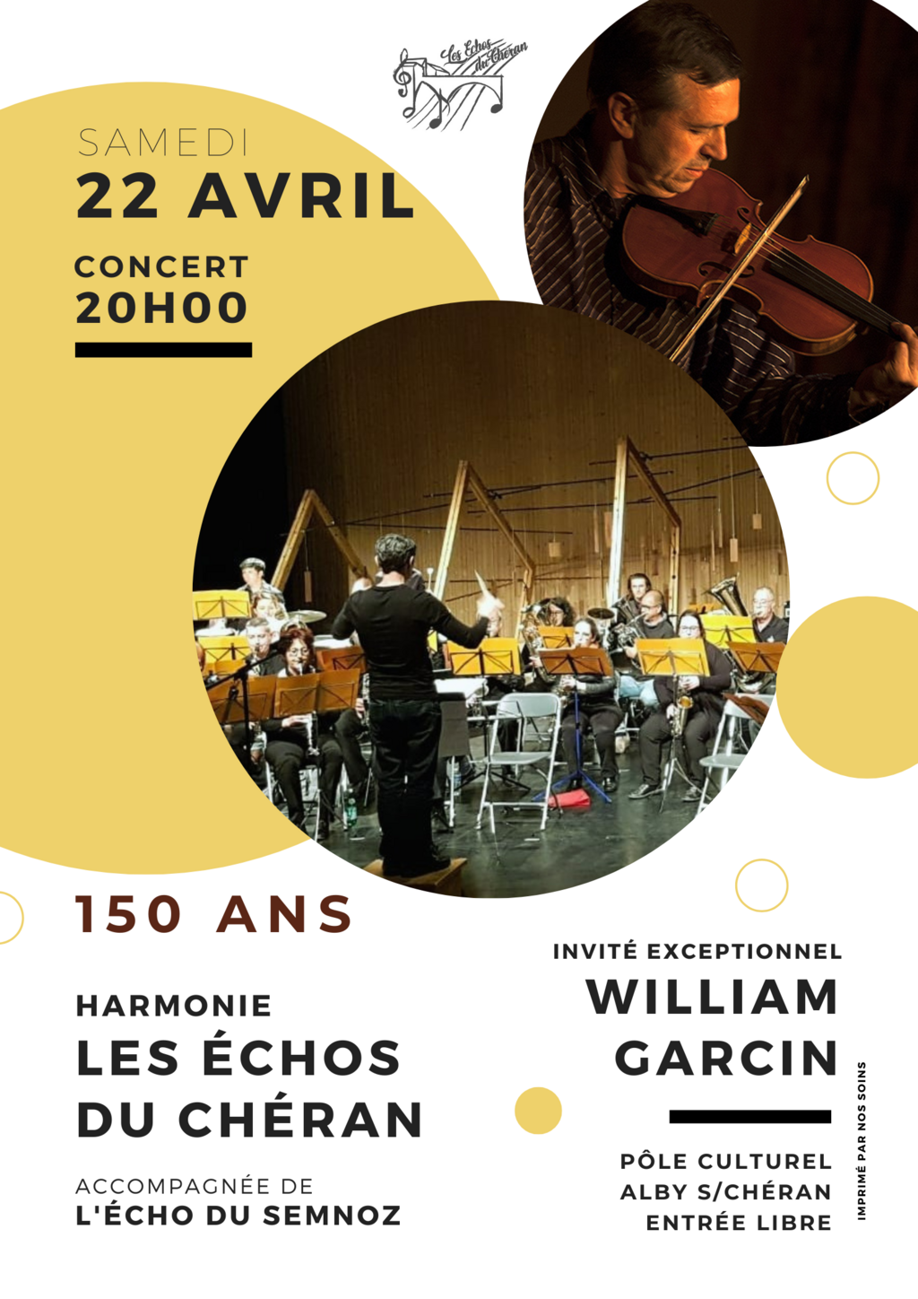 CONCERT 150 ans Les Echos du Chéran